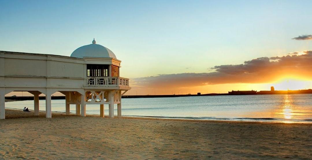 Atico Cadiz Al Lado Playa La Caleta Apartment Bagian luar foto